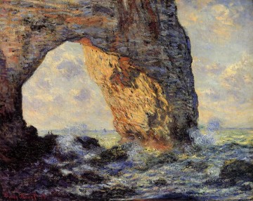  Anne Canvas - The Manneport Etretat Claude Monet